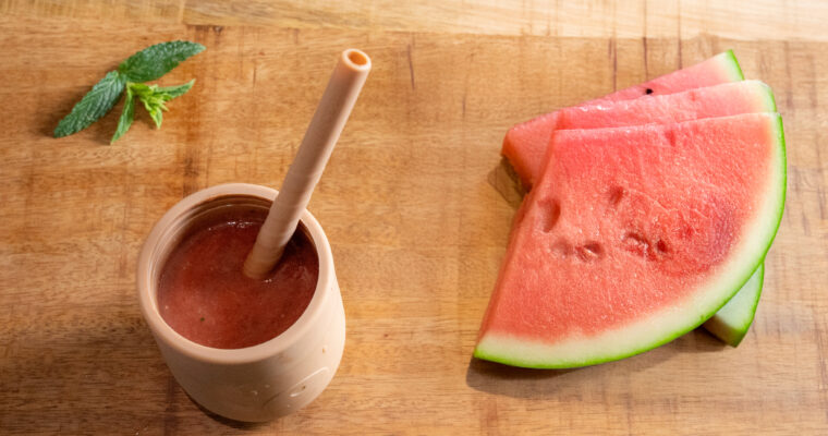Smoothie pastèque pour bébé